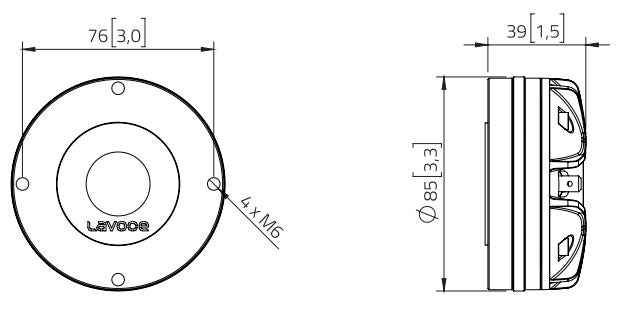 Lavoce DN10.172M driver a compressione da 1” 8 Ohm 100W