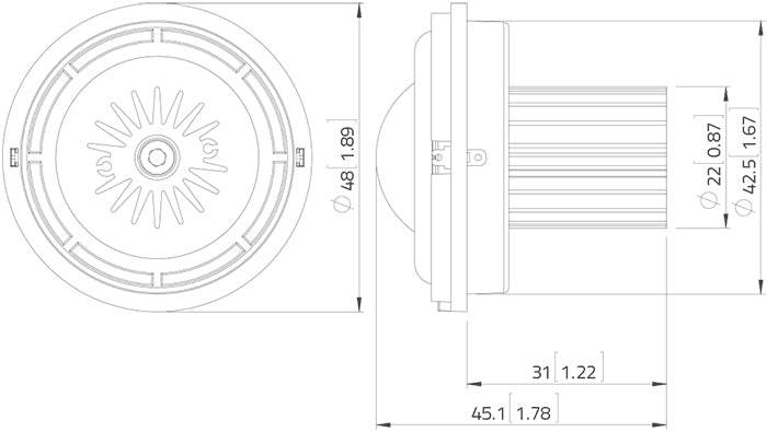 Lavoce TN131.00 tweeter da 1,3” 8 Ohm 30W