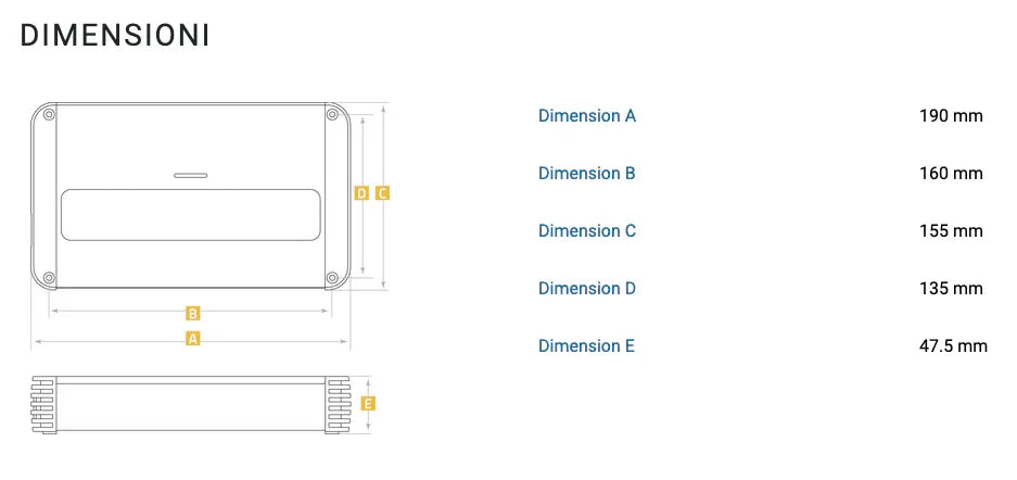 Audison SR 4.300 amplificatore per auto 4 canali classe D 4x130W