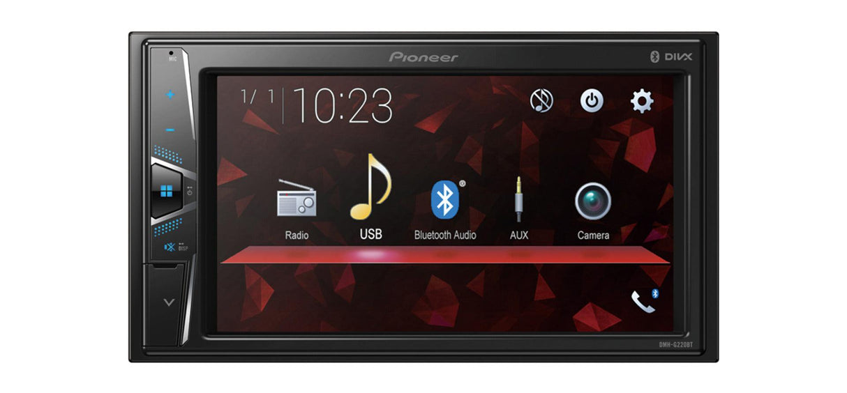 Pioneer DMH-G220BT autoradio 2 din bluetooth, USB, AUX IN - TechSoundSystem.com