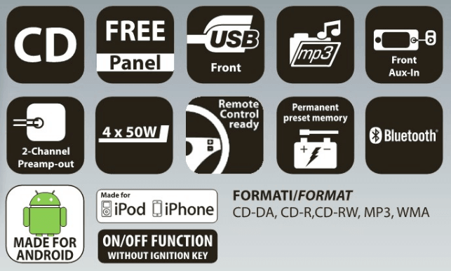 Blaupunkt Dortmund 230 BLK118 DAB autoradio 1 DIN Bluetooth - TechSoundSystem.com