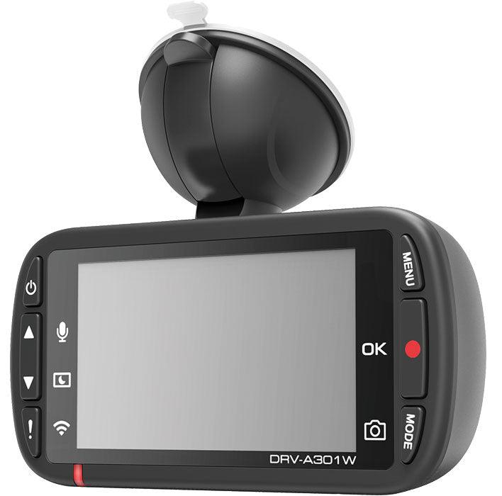 Kenwood DRV-A301W Dash cam Full HD con sensore G a 3 assi, GPS e collegamento wireless - TechSoundSystem.com