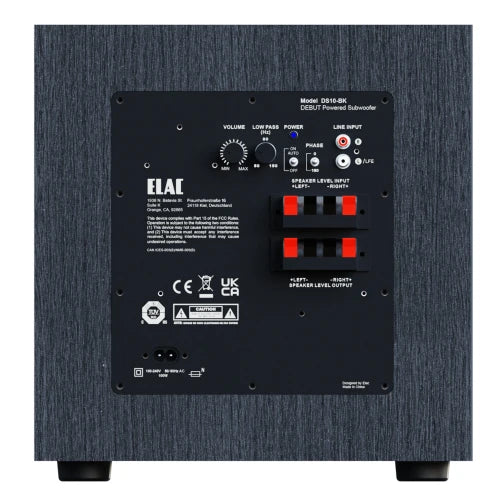 ELAC Debut 3.0 DS103 subwoofer attivo SMART da 10” e 250W