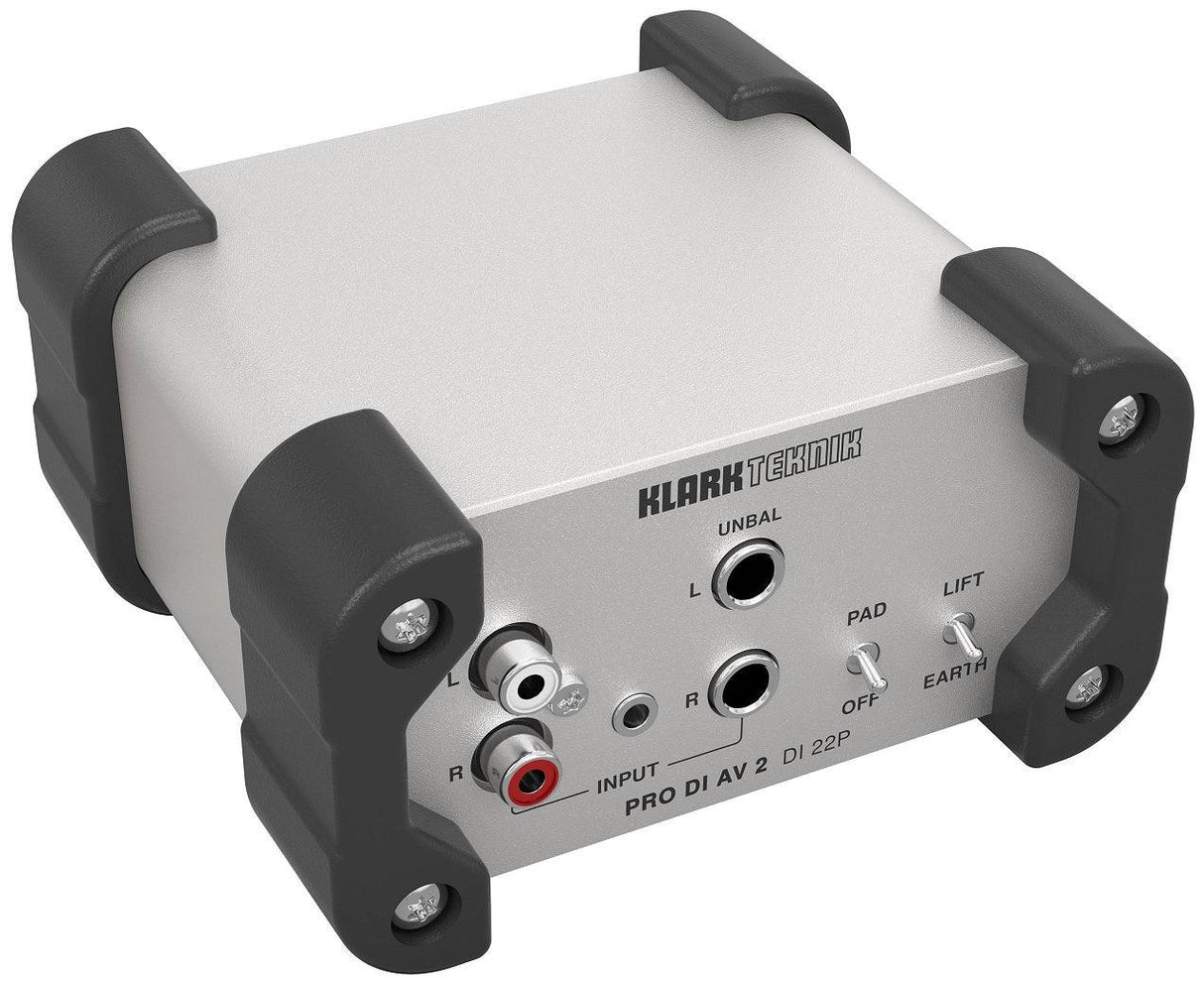 KLARK TEKNIK DI-22P DI-BOX PASSIVA STEREO TRASFORMATORI MIDAS CONNETTORI NEUTRIK - TechSoundSystem.com