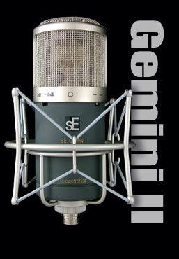 SE ELECTRONICS GEMINI II MICROFONO A CONDENSATORE VALVOLARE - TechSoundSystem.com