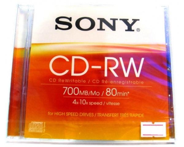 SONY CDR RISCRIVIBILI VERGINI - TechSoundSystem.com