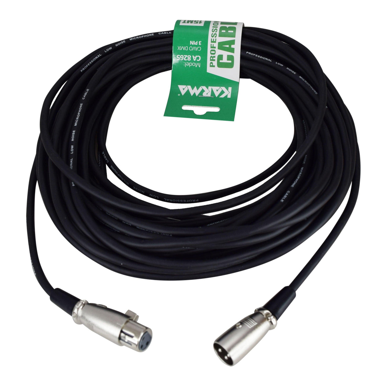KARMA CA 8265 Cavo audio XLR M/ XLR F 15mt - TechSoundSystem.com