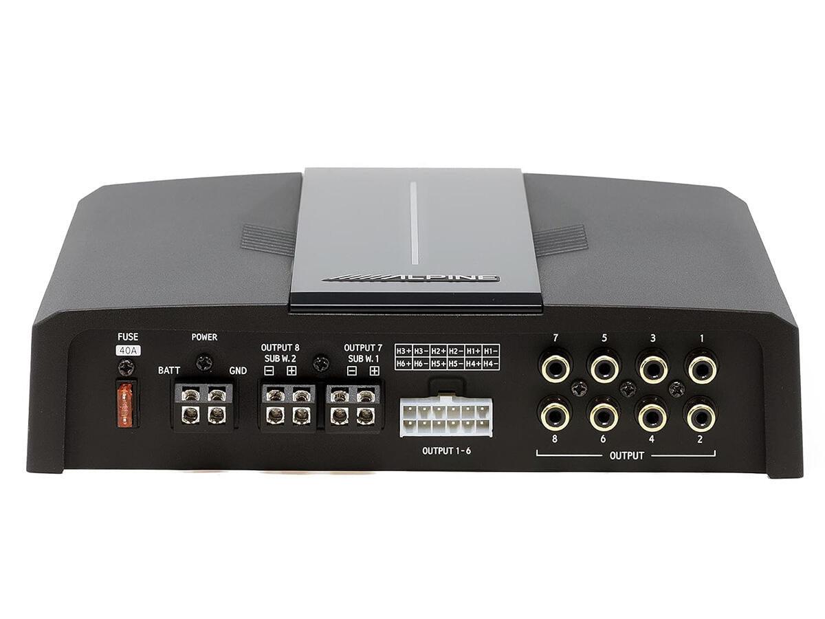 Alpine PXE-C80-88 Amplificatore con DSP per auto ad alta risoluzione Optim8™ a 8 canali - TechSoundSystem.com
