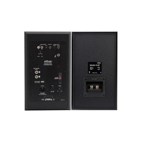 ELTAX MONITOR III BT BLACK Sistema Attivo Bluetooth da Scaffale HiFi (COPPIA) - TechSoundSystem.com