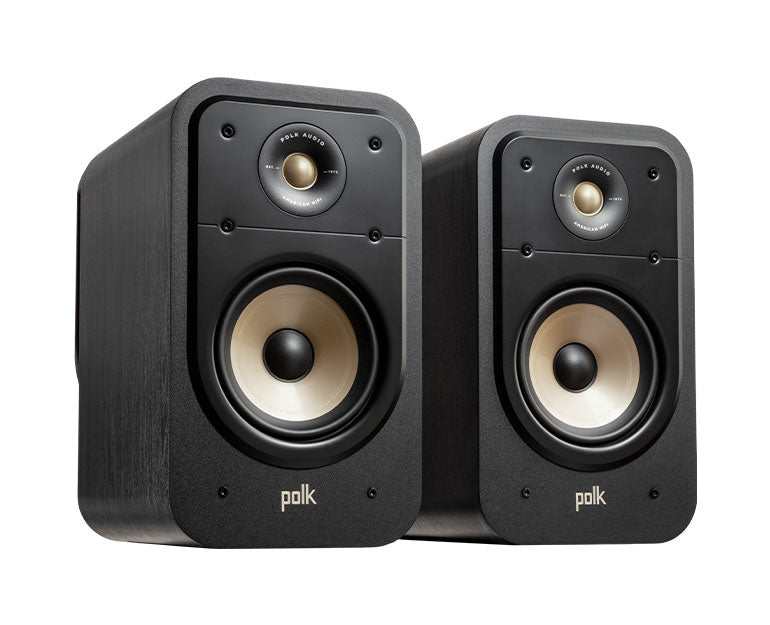 Polk Audio S20 EL Diffusori da scaffale HiRes, 2 vie con Dome tweeter da 1" in Terylene (COPPIA) - TechSoundSystem.com