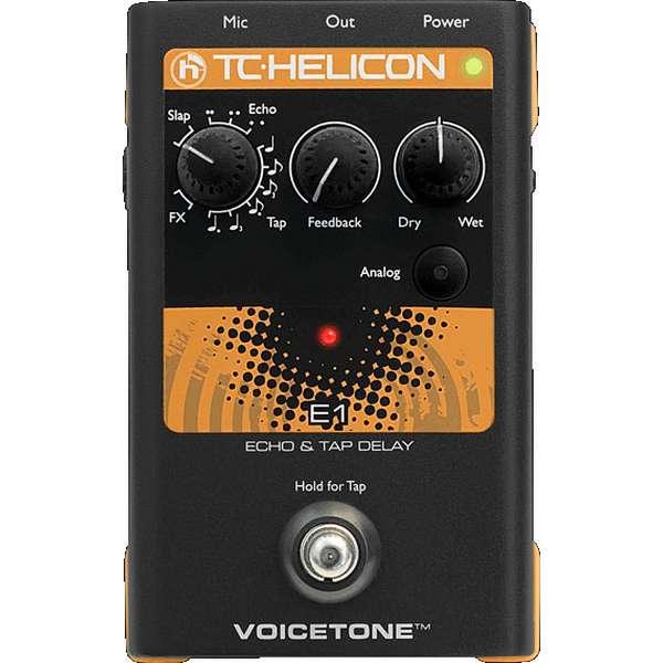 TC HELICON VOICETONE E1 EFFETTO ECHO E TAP DELAY - TechSoundSystem.com