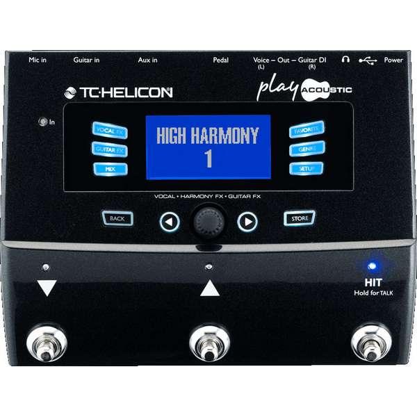 TC HELICON PLAY ACOUSTIC MULTIEFFETTO PER VOCE CON EFFETTI PER CHITARRA ACUSTICA E LOOPER - TechSoundSystem.com