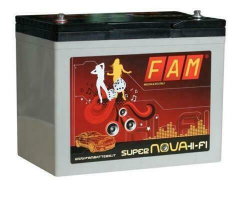 FAM 80 SuperNova Batteria 80Ah BASSA Hi-Fi SPL - TechSoundSystem.com