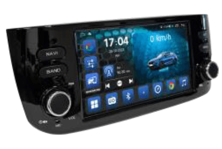 Autoradio Custom Fit per Fiat Grande Punto Android GPS Bluetooth WiFi Dab USB Full HD Touchscreen Display 6,2