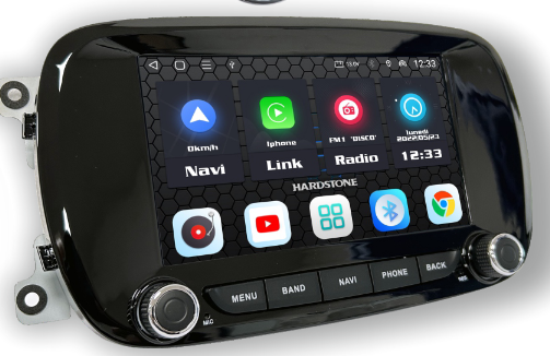 Hardstone HS FIA11-AXS Autoradio per FIAT 500X - Android 12 - 8 CORE - 4GB RAM, 64GB ROM