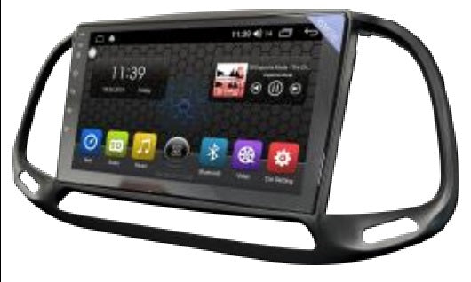Hardstone HS FIA12-ELC4 autoradio per FIAT DOBLO' dal 2014, Android 10, 8 CORE schermo 9.0" - TechSoundSystem.com