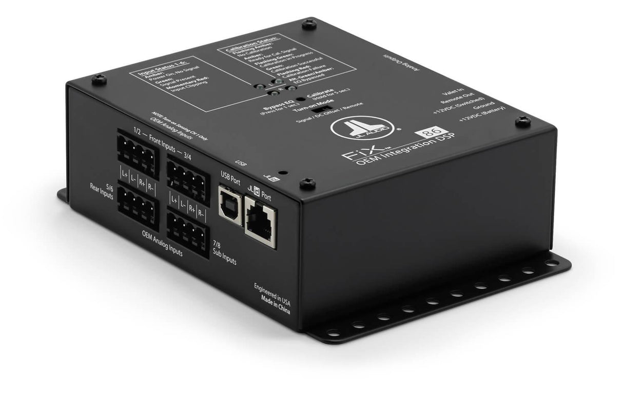 JL Audio FiX-86 DSP x OEM 8CH con correzione temporale + equalizzatore digitale - TechSoundSystem.com