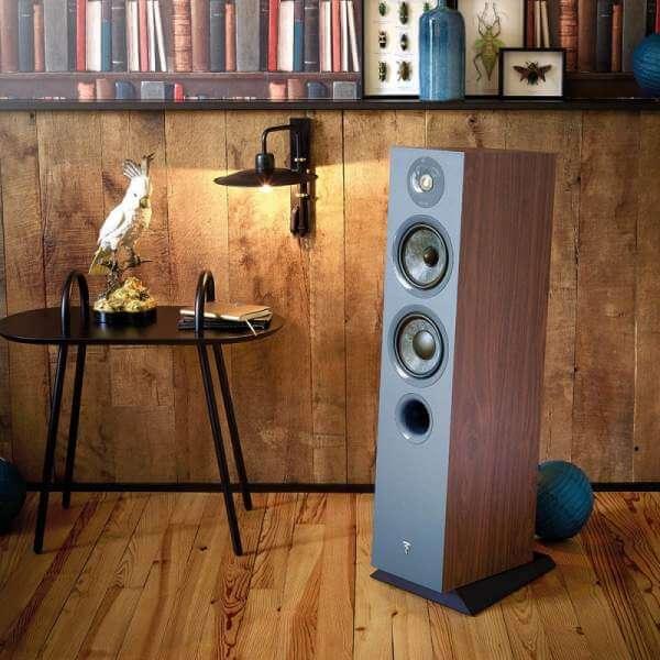 Focal chora 816 COPPIA diffusori da pavimento, 2,5 vie, Legno scuro, bass reflex, Slatefiber, 200 W - TechSoundSystem.com