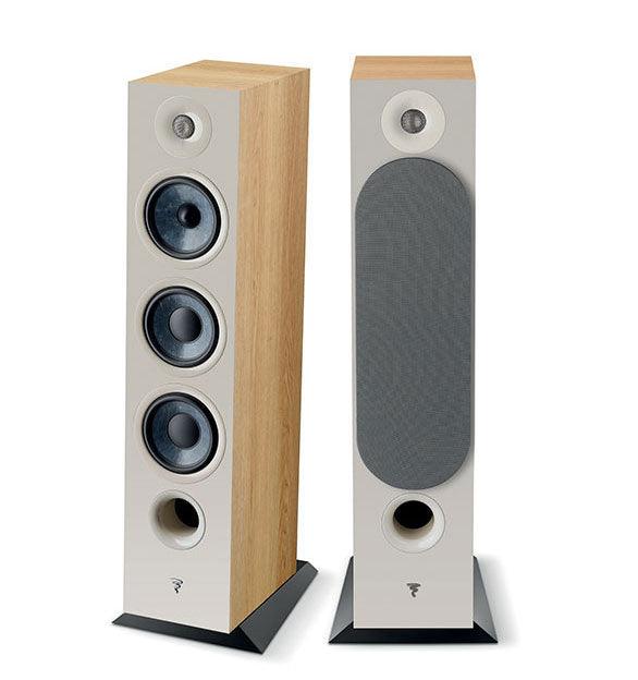 Focal chora 826 COPPIA diffusori da pavimento, 3 vie, Legno chiaro, bass reflex, 2 woofer, 250 W - TechSoundSystem.com