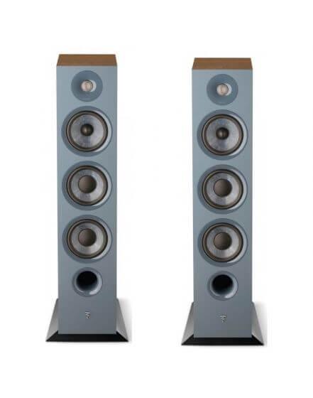 Focal chora 826 COPPIA diffusori da pavimento, 3 vie, Legno scuro, bass reflex, 2 woofer, 250 W - TechSoundSystem.com