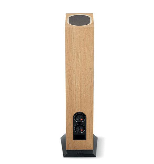 Focal chora 826D COPPIA diffusori da pavimento, Legno Chiaro, 3 vie + 1 via per Atmos, 250W - TechSoundSystem.com