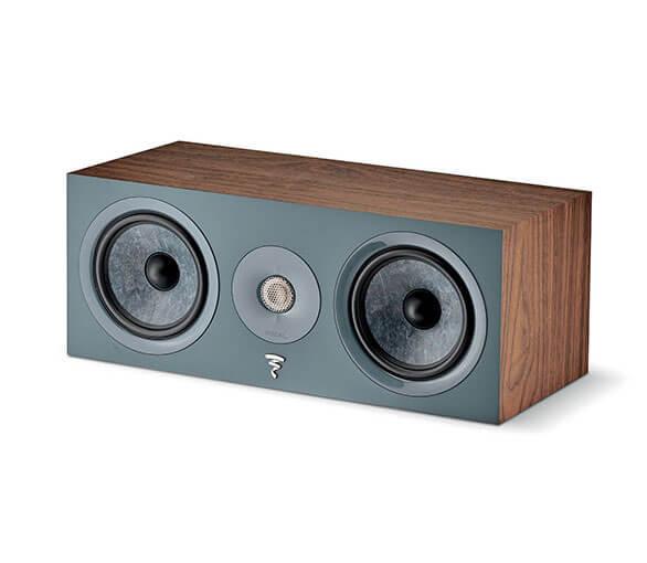 Focal CHORA CC diffusore centrale, Legno Scuro, 2 vie, cassa chiusa, doppio woofer Slatefiber, tweeter concavo, 200 W - TechSoundSystem.com