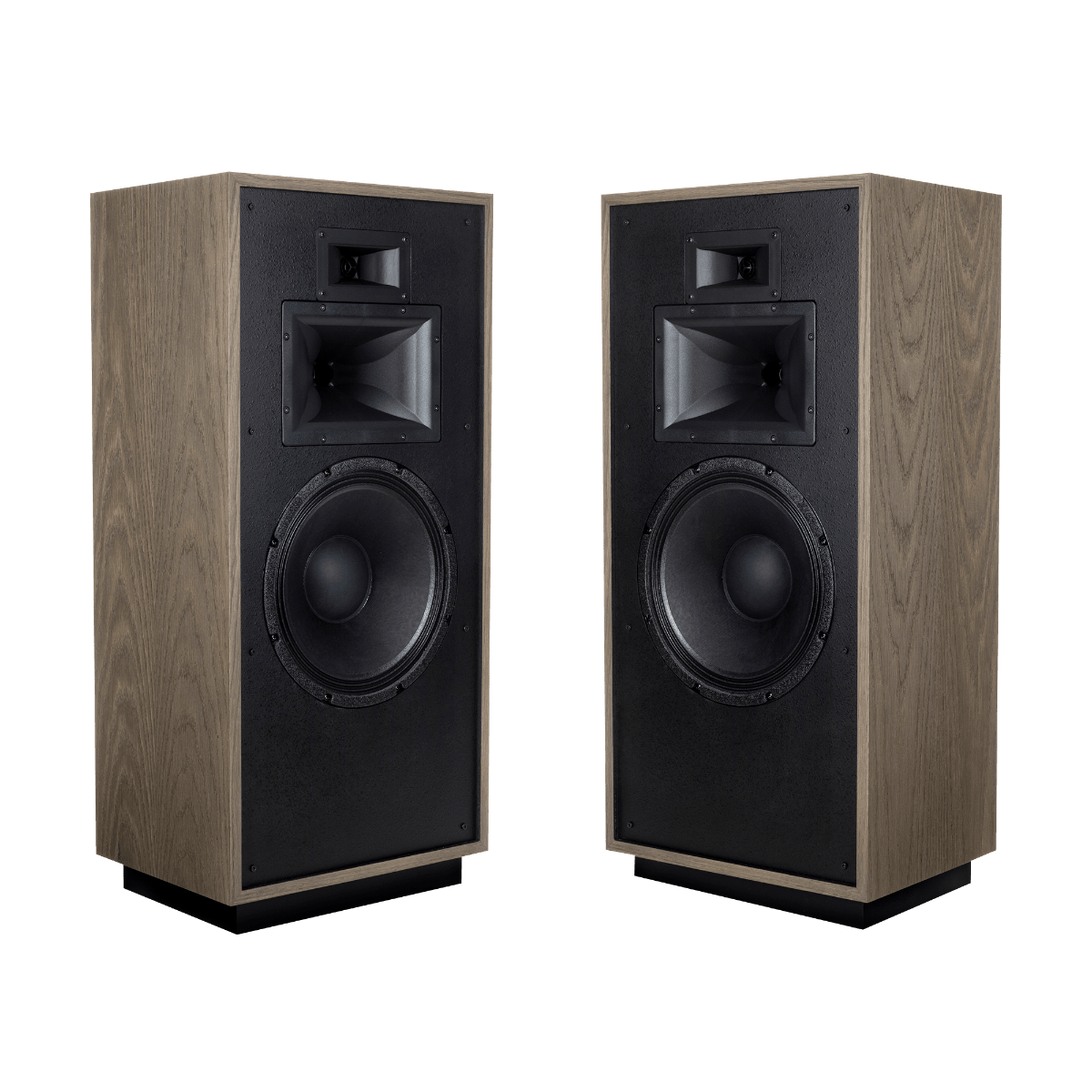 Klipsch FORTE IV DISTRESSED OAK Diffusori da pavimento a 3 vie con radiatore passivo 400W (COPPIA) - TechSoundSystem.com