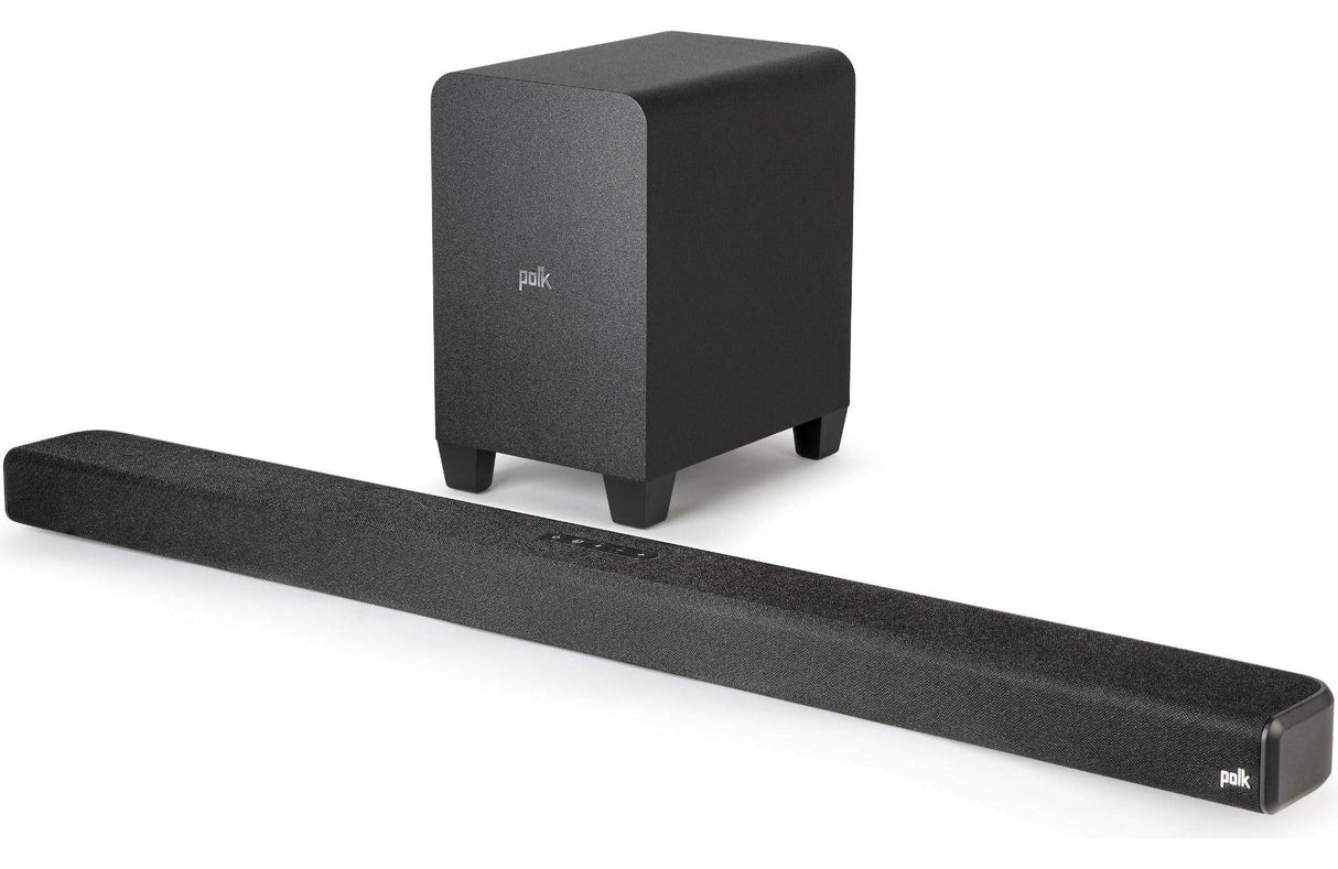 Polk Audio SIGNA S4 Soundbar a basso profilo e subwoofer wireless, HDMI (eARC) output,optical input - TechSoundSystem.com