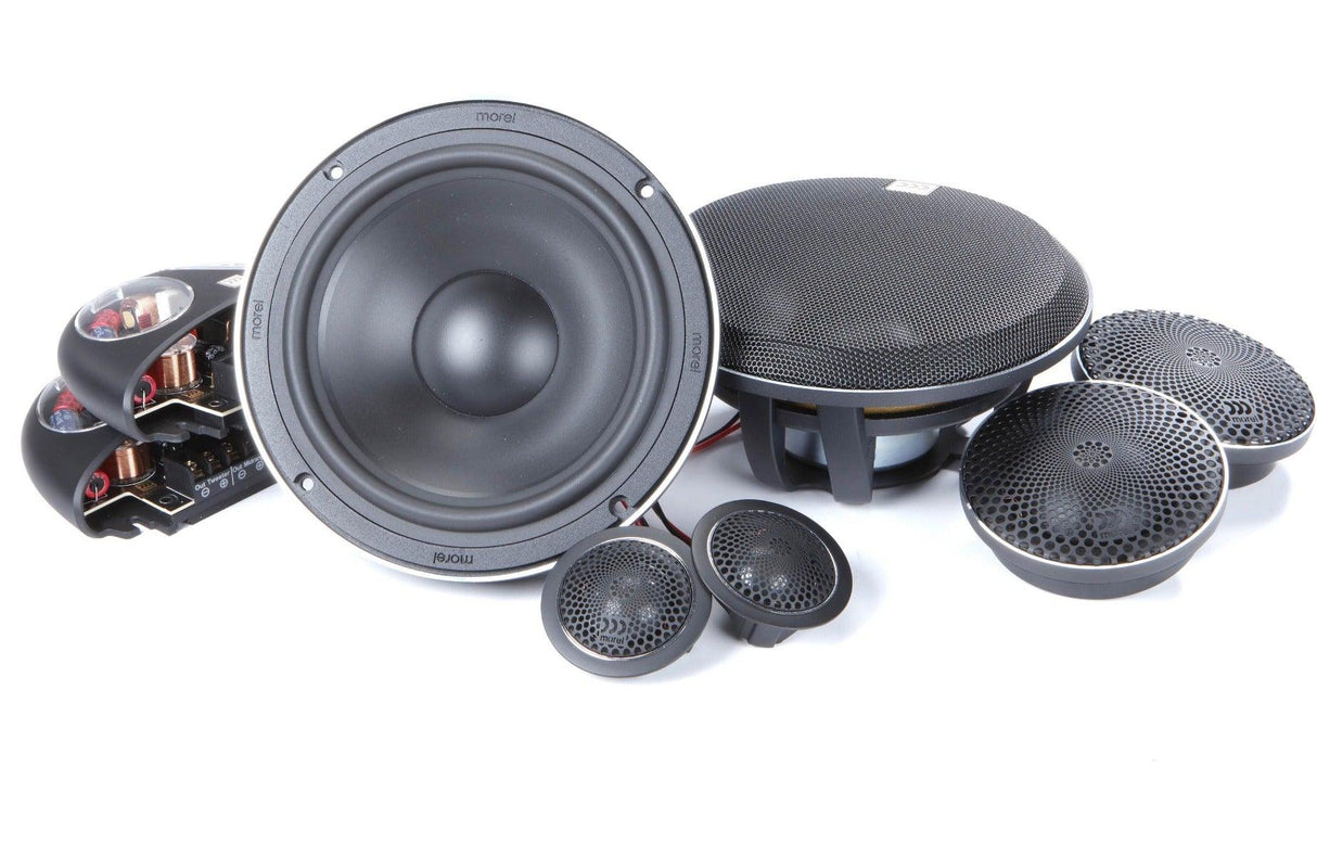 Morel HYBRID 63 Kit altoparlanti 3 vie Woofer HYBRID MW6 MKII + Midrange a cupola CDM700 + Tweeter MT300 + crossover - TechSoundSystem.com