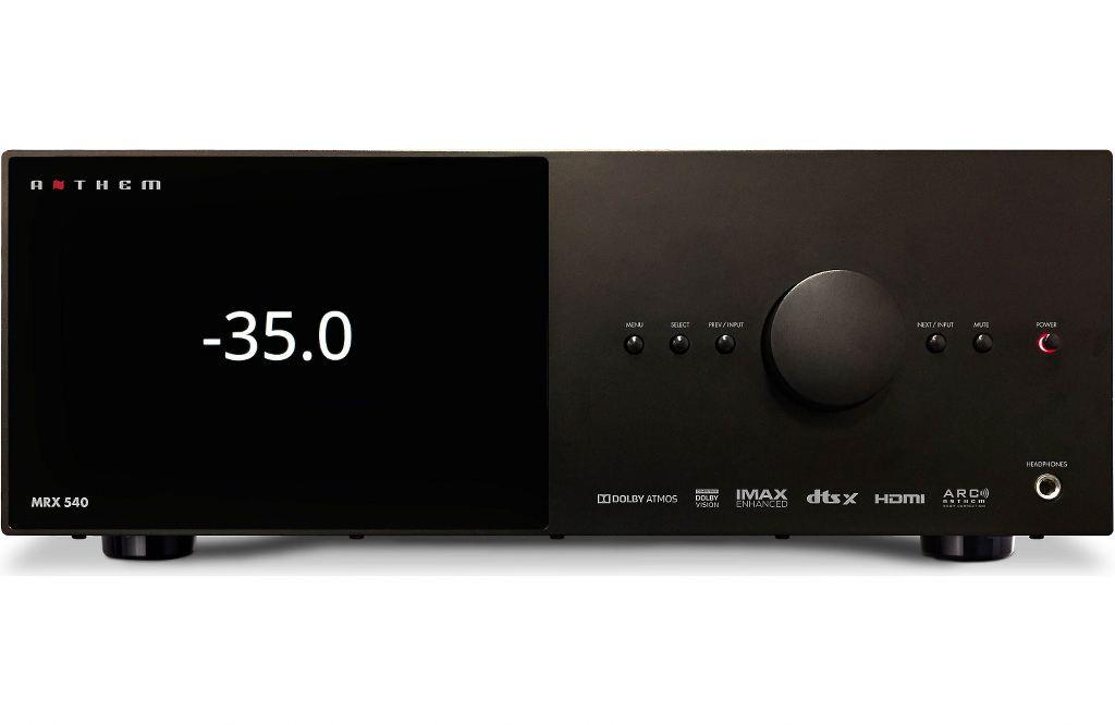 ANTHEM MRX540 8K Sintoamplificatore A/V 7.2 canali 5x100W, Bluetooth 4.2, Airplay2, WiFi e Ethernet, 8K Ultra HD - TechSoundSystem.com