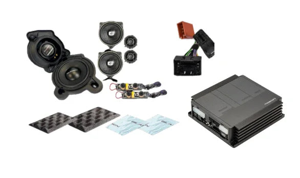 Gladen SU-MB-206-BASIC Kit audio SoundUp GA-200SGD + amplificatore Pico V2 6|8 DSP per Mercedes C senza ASD