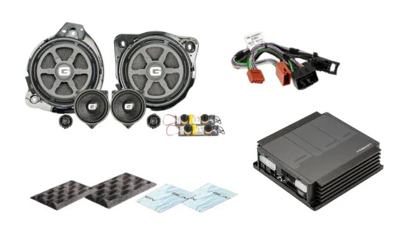 Gladen SU-MB-253-BASIC Kit audio SoundUp GA-ONE200.3MB-LD + amplificatore Pico V2 6|8 DSP per Mercedes GLC