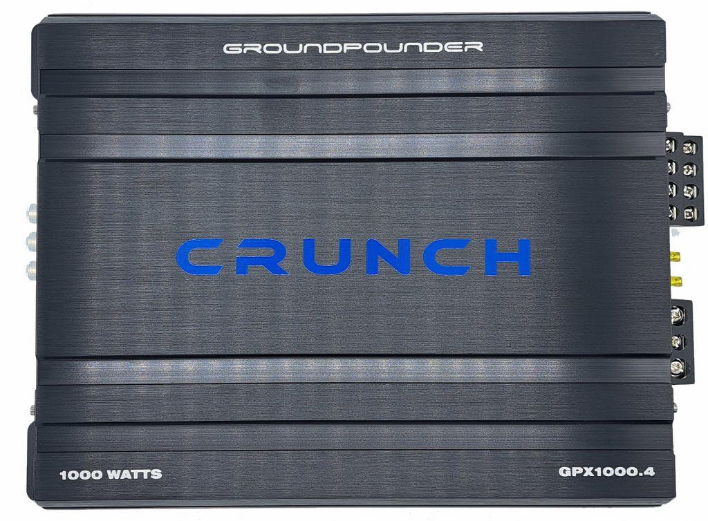 CRUNCH GPX-1000.4 Amplificatore 4 canali GROUND POUNDER da 1000W - TechSoundSystem.com