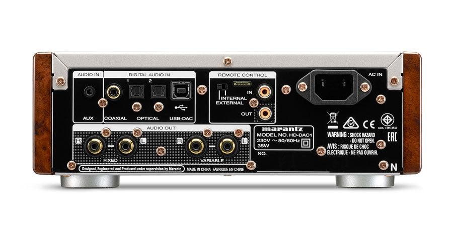 Marantz HD DAC1 convertitore e amplificatore per cuffie DAC, silver oro, Current Feedback uscite RCA - TechSoundSystem.com