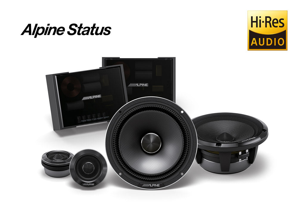 Alpine HDZ-65C Kit altoparlanti 2 vie Hi-Res F1 Status da 6-1/2" (16,5 cm) - TechSoundSystem.com