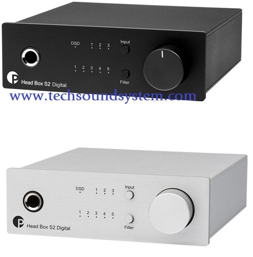 Pro-ject HEAD BOX S2 DIGITAL Amplificatore per cuffie e DAC supporto 32bit/768khz - TechSoundSystem.com