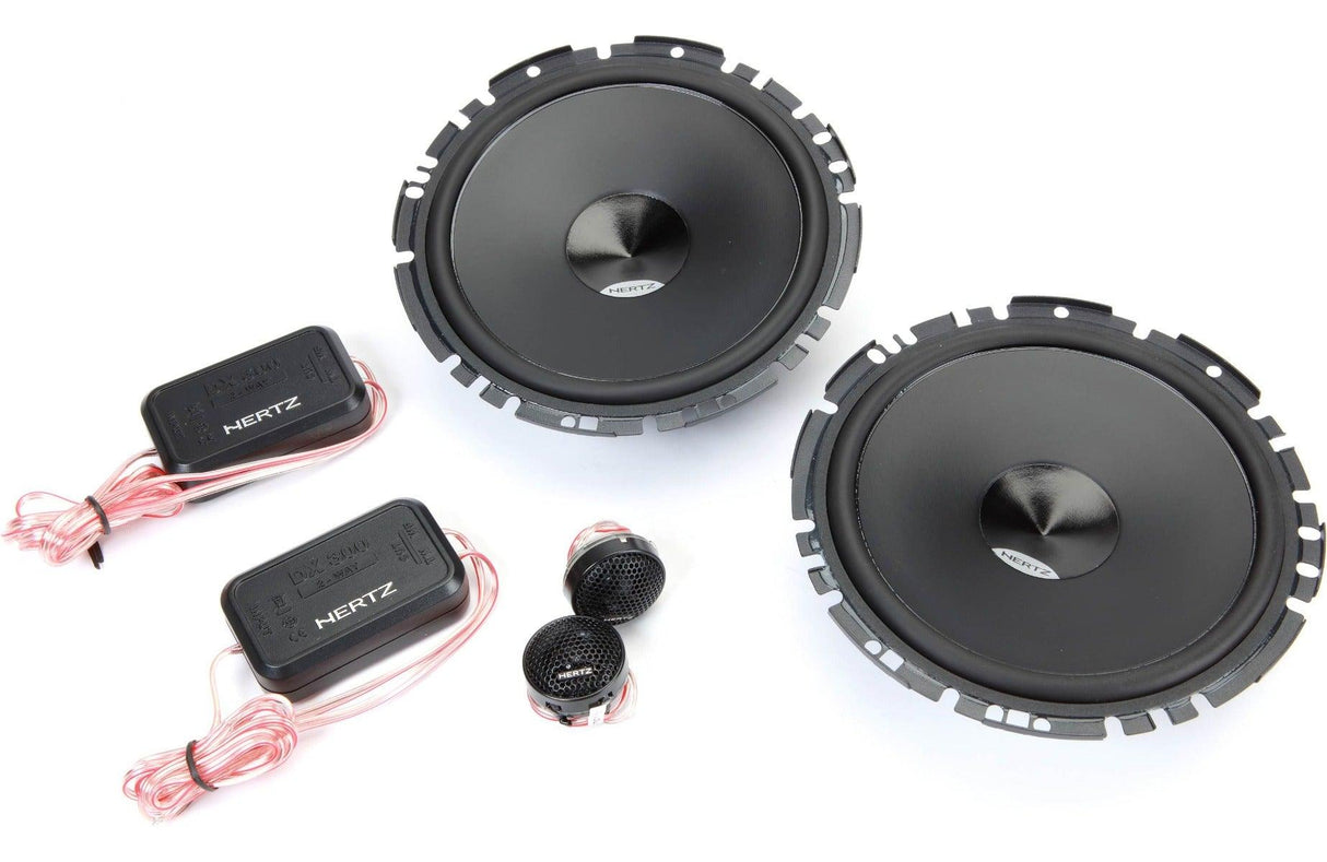 HERTZ DSK 170.3 kit 2 vie woofer ultrapiatto 165mm 2 midwoofer DV 170.3 2 tweeter DT 24.3 crossover - TechSoundSystem.com