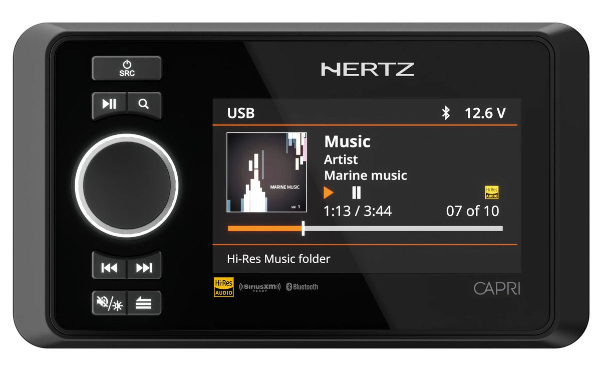 Hertz CAPRI HD1 Controllo remoto per il ricevitore audio marino Capri H100