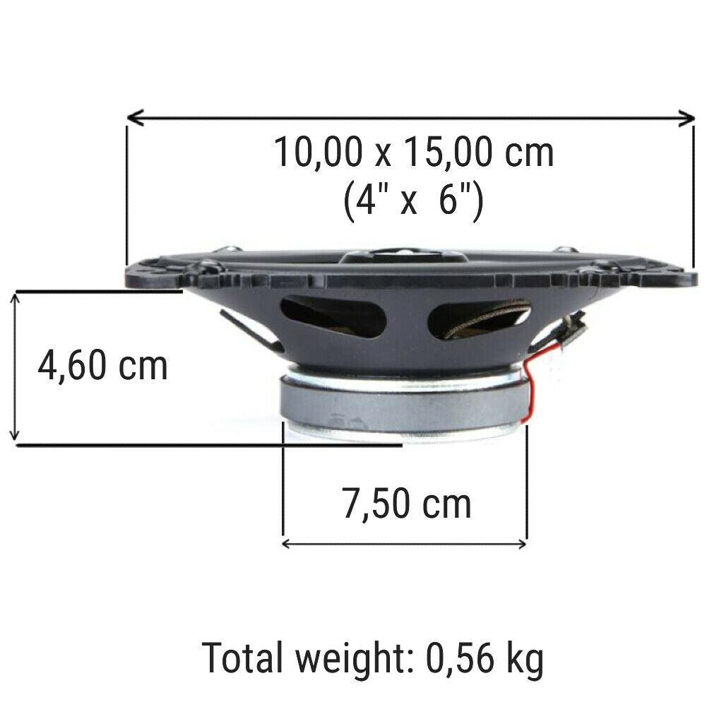 HERTZ DCX 460.3 altoparlanti coassiali a 2 vie 4x6'' (COPPIA) 80 watt - TechSoundSystem.com