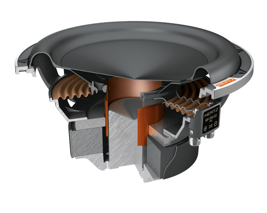 Hertz MP 250 D4.3 Subwoofer 250mm *SCONTO 3% IN CASSA* 10" da 1200W 4+4ohm - TechSoundSystem.com