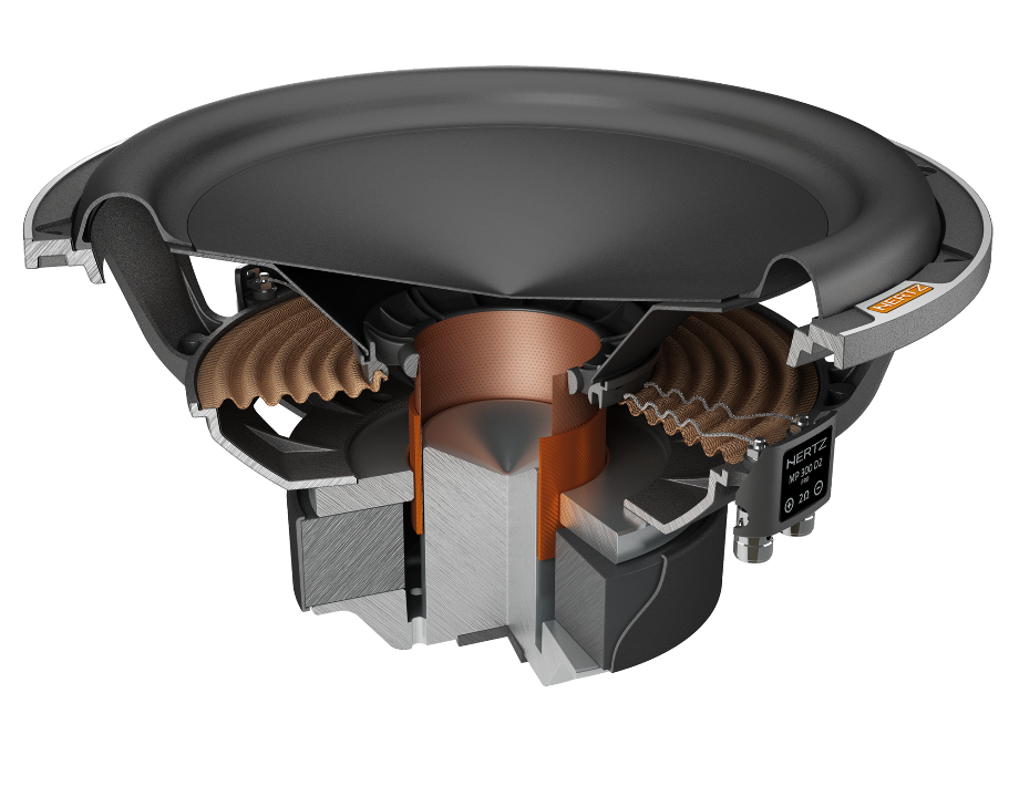 Hertz MP 300 D4.3 Subwoofer 12" *SCONTO 3% IN CASSA* da 300mm 4+4ohm e 1200W - TechSoundSystem.com