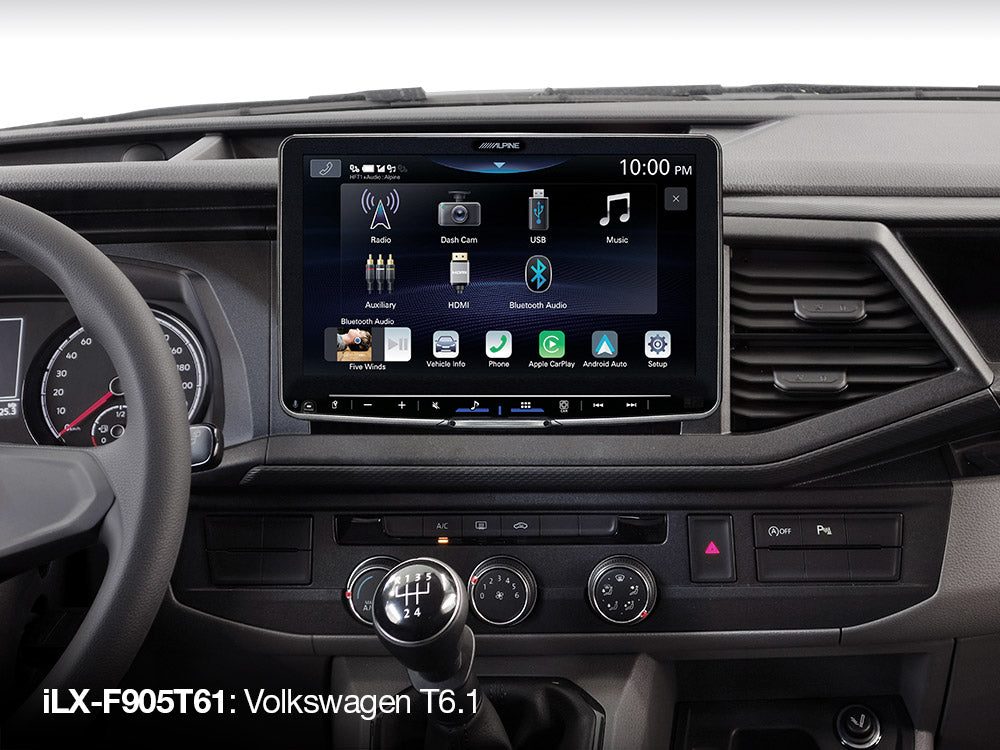 Alpine ILX-F905T61 Autoradio 9" per Volkswagen T6.1 con Android Auto / Wireless CarPlay