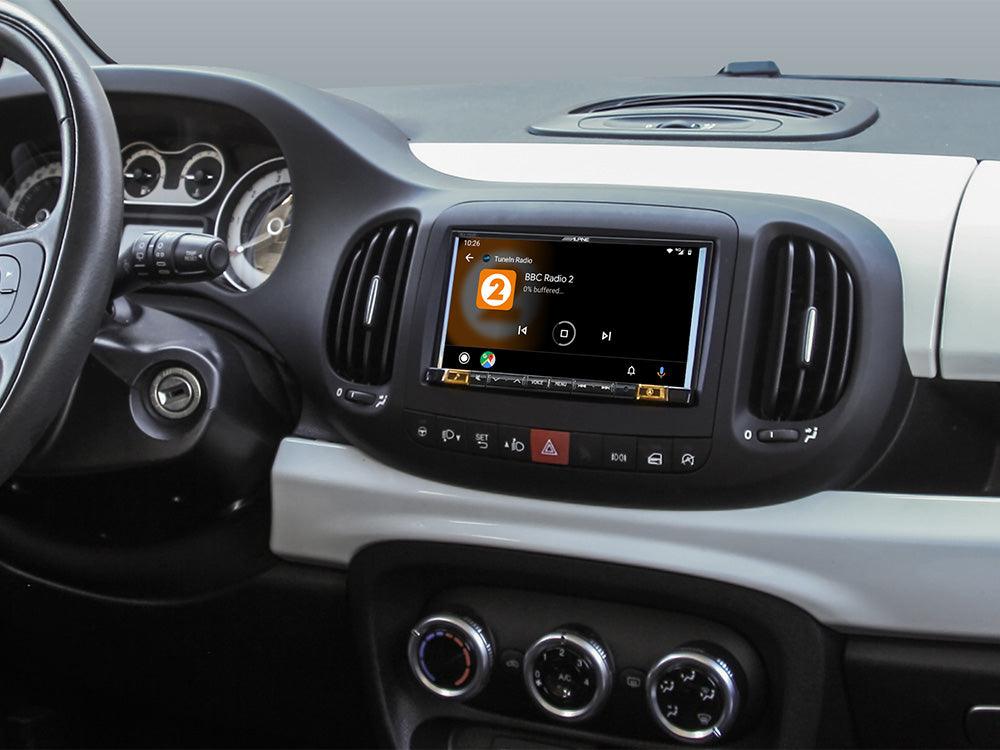 Alpine iLX-702-500L autoradio 2 DIN specifico per FIAT 500L, Apple CarPlay e Android Auto - TechSoundSystem.com