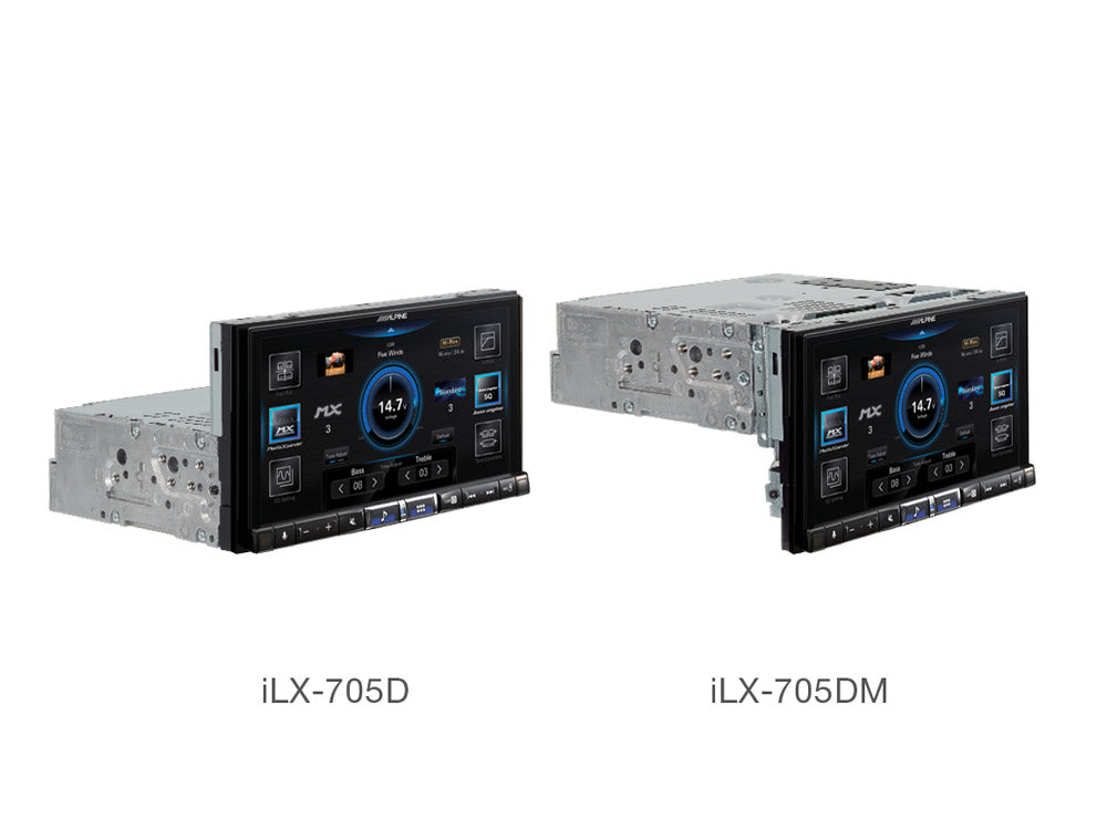 Alpine ILX-705DM Autoradio 2 DIN da 7" con wireless Apple Car Play e Android Auto e BOARD spostata - TechSoundSystem.com