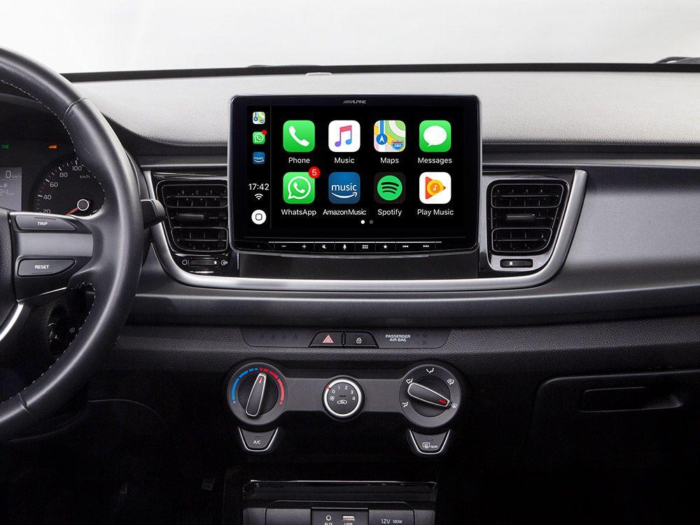 Alpine ILX-F903-RI4ST autoradio per KIA RIO/STONIC dal 2017 Car Play Android Auto - TechSoundSystem.com
