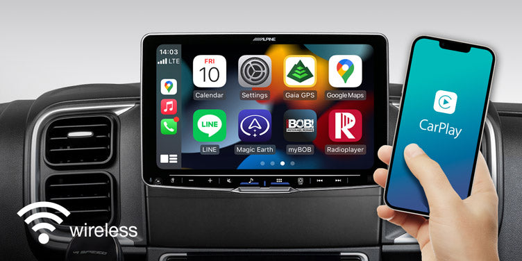 Alpine iLX-F905DU8S Autoradio per Fiat Ducato 8 SWIVEL da 9" Halo9 Car Play wireless Android Auto - TechSoundSystem.com