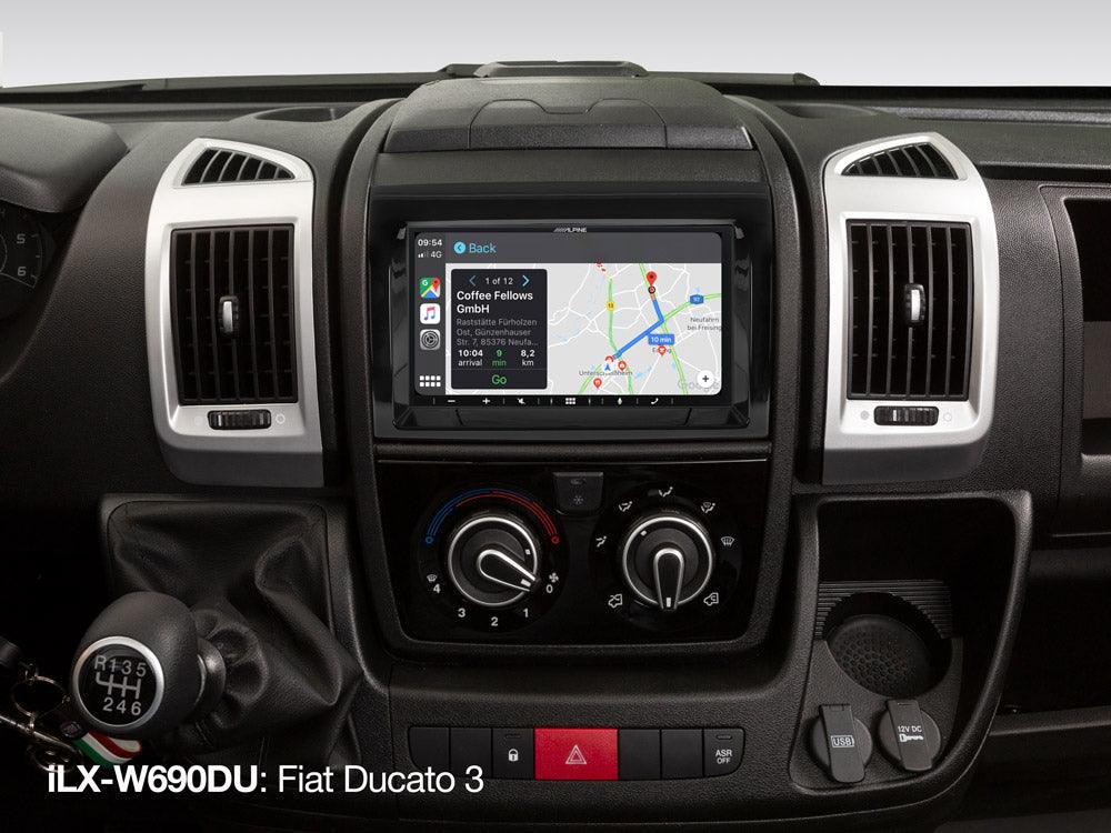 Alpine iLX-W690DU Autoradio 2 DIN per Fiat Ducato III (250/290), Citroën Jumper 2 e Peugeot Boxer - TechSoundSystem.com