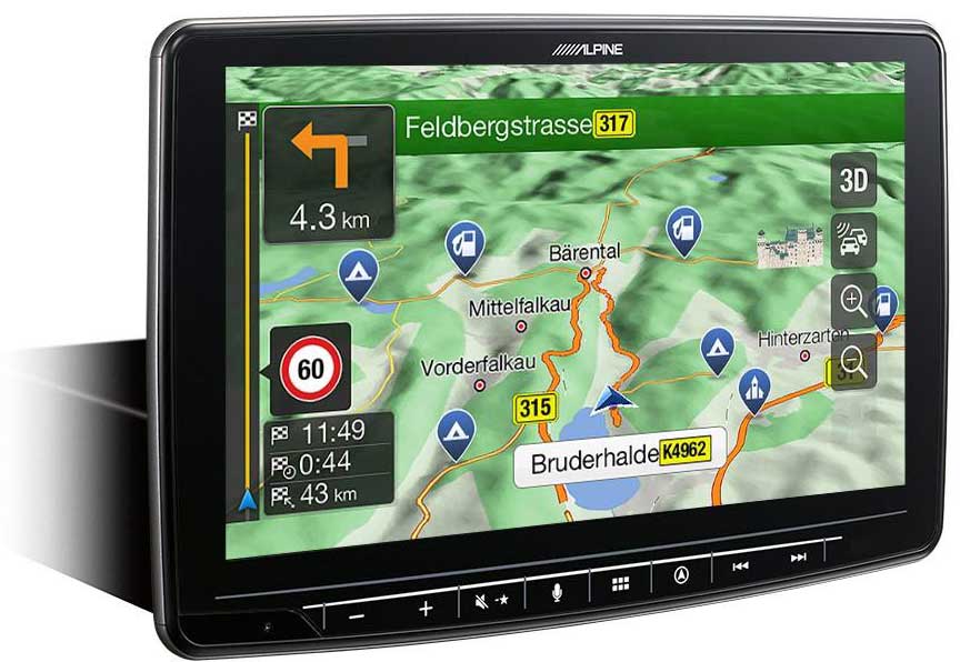 Alpine INE-F904-DU8S Autoradio per FIat Ducato 8 SWIVEL da 9" Halo9 - TechSoundSystem.com