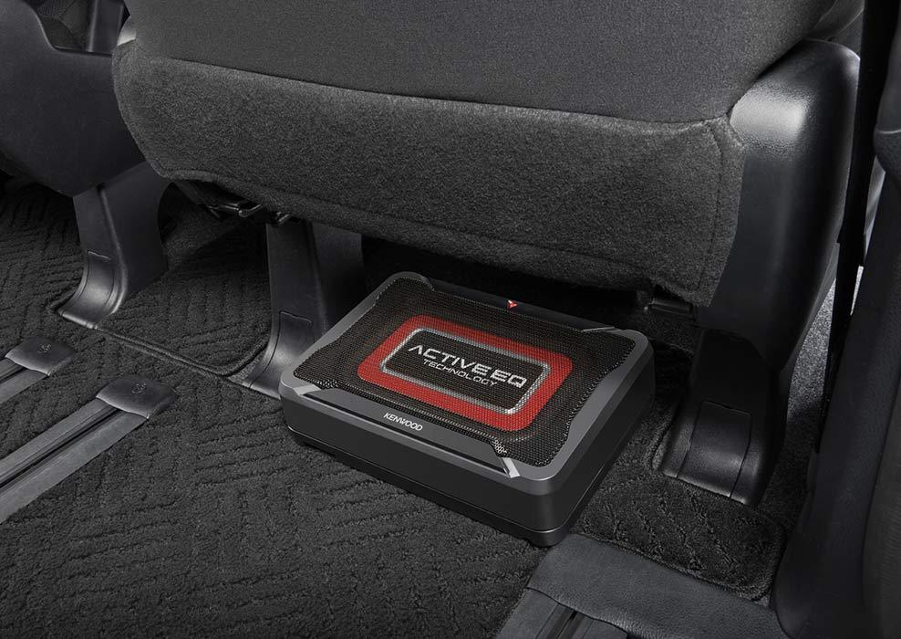 Kenwood KSC-PSW7EQ Subwoofer compatto 160W, telecomando cablato - TechSoundSystem.com