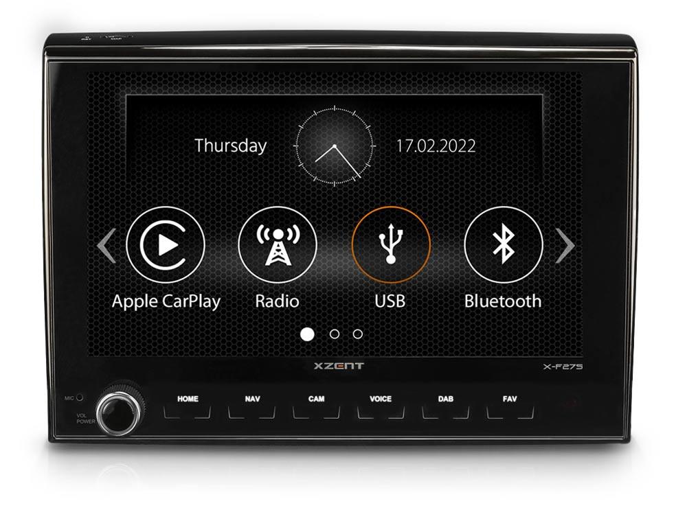 Xzent X-F275 Autoradio per Fiat Ducato, Peugeot Boxer, Citroen Jumper da 8 pollici - TechSoundSystem.com